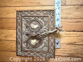 MaxSold Auction: RARE 4.5”x4.5”x5.5” king & queen decorative heavy box w lid & decorated on bottom inside  - Warwick Township (Pennsylvania, USA) SELLER MANAGED Estate Sale Online Auction -  Crocker Lane