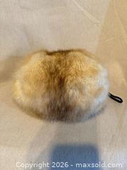 MaxSold Auction: Beige/Cream Real Fur Muff with Wrist Strap and Brown Lining - Toronto (Ontario, Canada) SELLER MANAGED Downsizing Online Auction - Weston Road (CONDO)