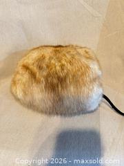 MaxSold Auction: Beige/Cream Real Fur Muff with Wrist Strap and Brown Lining - Toronto (Ontario, Canada) SELLER MANAGED Downsizing Online Auction - Weston Road (CONDO)