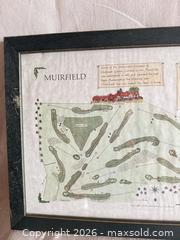 MaxSold Auction: Framed Muirfield Golf Course Print by Alba Cartographics - Toronto (Ontario, Canada) SELLER MANAGED Downsizing Online Auction - Weston Road (CONDO)