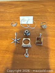 MaxSold Auction: Mixed Lot Sterling Silver Jewelry Set with Pandora Bead , 8 pieces  - Toronto (Ontario, Canada) SELLER MANAGED Downsizing Online Auction - Weston Road (CONDO)
