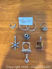 MaxSold Auction: Mixed Lot Sterling Silver Jewelry Set with Pandora Bead , 8 pieces  - Toronto (Ontario, Canada) SELLER MANAGED Downsizing Online Auction - Weston Road (CONDO)