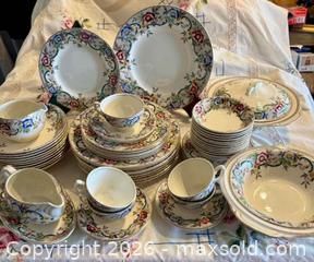 MaxSold Auction: VINTAGE “SEVILLE “ENOCH 1784 RALPH 1750 WOODS BURSLEM DInner Set 63 pieces Made in England - Toronto (Ontario, Canada) SELLER MANAGED Downsizing Online Auction - Weston Road (CONDO)
