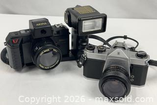 MaxSold Auction: Akira “Toy Camera” and Pentax SLR Film Camera - Campbell (California, USA) PARTNER MANAGED Estate Sale Online Auction - Dell Avenue