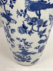 MaxSold Auction: Chinese Blue and White Vase - Campbell (California, USA) PARTNER MANAGED Estate Sale Online Auction - Dell Avenue