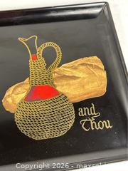 MaxSold Auction: Couroc Monterey “Bread, Wine, and Thou” Tray - Campbell (California, USA) PARTNER MANAGED Estate Sale Online Auction - Dell Avenue