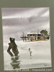 MaxSold Auction: Original Watercolor by Janet Noah - Campbell (California, USA) PARTNER MANAGED Estate Sale Online Auction - Dell Avenue