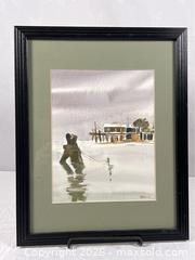 MaxSold Auction: Original Watercolor by Janet Noah - Campbell (California, USA) PARTNER MANAGED Estate Sale Online Auction - Dell Avenue