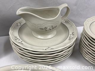 MaxSold Auction: Pfaltzgraff Stoneware “Remembrance” Dinnerware Set - Campbell (California, USA) PARTNER MANAGED Estate Sale Online Auction - Dell Avenue