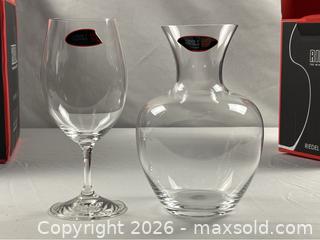 MaxSold Auction: Set of Six Riedel Ouveture Wine Glasses and Decanter  - Campbell (California, USA) PARTNER MANAGED Estate Sale Online Auction - Dell Avenue