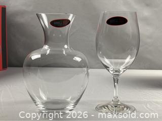 MaxSold Auction: Set of Six Riedel Ouveture Wine Glasses and Decanter  - Campbell (California, USA) PARTNER MANAGED Estate Sale Online Auction - Dell Avenue