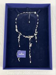 MaxSold Auction: Swarovski Crystal Floral Necklace NEW IN BOX - Campbell (California, USA) PARTNER MANAGED Estate Sale Online Auction - Dell Avenue