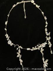 MaxSold Auction: Swarovski Crystal Floral Necklace NEW IN BOX - Campbell (California, USA) PARTNER MANAGED Estate Sale Online Auction - Dell Avenue