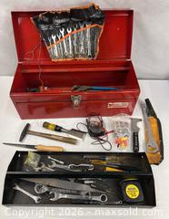 MaxSold Auction: Tool Box with Assorted Tools - Campbell (California, USA) PARTNER MANAGED Estate Sale Online Auction - Dell Avenue