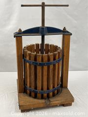 MaxSold Auction: Vintage Fruit Apple or Grape Press - Campbell (California, USA) PARTNER MANAGED Estate Sale Online Auction - Dell Avenue