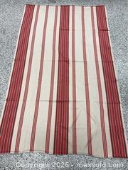 MaxSold Auction: Vintage Striped Cotton Tablecloth - Campbell (California, USA) PARTNER MANAGED Estate Sale Online Auction - Dell Avenue