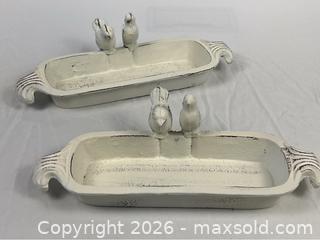 MaxSold Auction: Vintage Style Cast Iron Painted Dishes - Campbell (California, USA) PARTNER MANAGED Estate Sale Online Auction - Dell Avenue