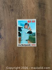 MaxSold Auction: 1970 O-Pee-Chee Carl Yastrzemski Baseball Card - Oshawa (Ontario, Canada) SELLER MANAGED Reseller Online Auction - Margaret Street