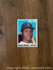 MaxSold Auction: 1970 O-Pee-Chee Reggie Smith Baseball Card - Oshawa (Ontario, Canada) SELLER MANAGED Reseller Online Auction - Margaret Street