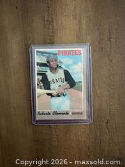MaxSold Auction: 1970 O-Pee-Chee Roberto Clemente EX-MT Card - Oshawa (Ontario, Canada) SELLER MANAGED Reseller Online Auction - Margaret Street