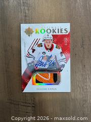 MaxSold Auction: 2018/19 Upper Deck Dominik Kahun Rookie Auto Patch #67/99 - Oshawa (Ontario, Canada) SELLER MANAGED Reseller Online Auction - Margaret Street