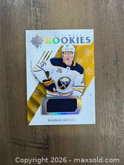 MaxSold Auction: 2018/19 Upper Deck Rasmus Dahlin Rookie Patch #127/399 - Oshawa (Ontario, Canada) SELLER MANAGED Reseller Online Auction - Margaret Street