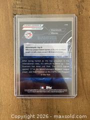 MaxSold Auction: 2018 Bowman Chrome Vladimir Guerrero Jr Trending Rookie Card - Oshawa (Ontario, Canada) SELLER MANAGED Reseller Online Auction - Margaret Street