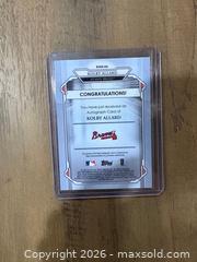 MaxSold Auction: 2019 Bowman Sterling Kolby Allard Speckle refractor Rookie Auto #75/99 - Oshawa (Ontario, Canada) SELLER MANAGED Reseller Online Auction - Margaret Street