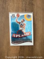 MaxSold Auction: 2023/24 Panini Donruss Optic Stephen Curry Splash Insert - Oshawa (Ontario, Canada) SELLER MANAGED Reseller Online Auction - Margaret Street