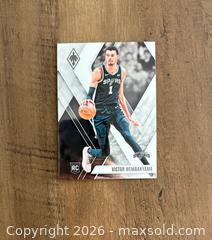 MaxSold Auction: 2023/24 Panini Pheonix Victor Wembanyana Rookie Card - Oshawa (Ontario, Canada) SELLER MANAGED Reseller Online Auction - Margaret Street