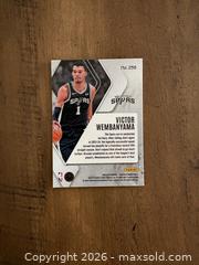 MaxSold Auction: 2023/24 Panini Pheonix Victor Wembanyana Rookie Card - Oshawa (Ontario, Canada) SELLER MANAGED Reseller Online Auction - Margaret Street