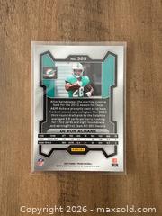 MaxSold Auction: 2023 Panini Prizm De’Von Achane Rookie Card - Oshawa (Ontario, Canada) SELLER MANAGED Reseller Online Auction - Margaret Street