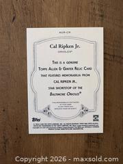 MaxSold Auction: 2024 Allen & Ginter Cal Ripken Jr Relic Card - Oshawa (Ontario, Canada) SELLER MANAGED Reseller Online Auction - Margaret Street