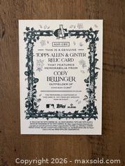 MaxSold Auction: 2024 Allen & Ginter Cody Bellinger Relic Card - Oshawa (Ontario, Canada) SELLER MANAGED Reseller Online Auction - Margaret Street