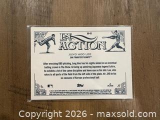 MaxSold Auction: 2024 Allen & Ginter Jung Hoo Lee In Action Insert Rookie Card - Oshawa (Ontario, Canada) SELLER MANAGED Reseller Online Auction - Margaret Street