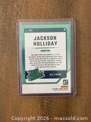 MaxSold Auction: 2024 Panini Donruss Jackson Holliday Rated Prospect Red #69/275  - Oshawa (Ontario, Canada) SELLER MANAGED Reseller Online Auction - Margaret Street