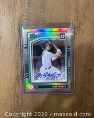 MaxSold Auction: 2024 Panini Donruss Optic Max Muncy Rated Prospect Rookie auto - Oshawa (Ontario, Canada) SELLER MANAGED Reseller Online Auction - Margaret Street