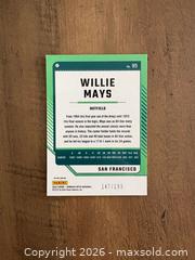 MaxSold Auction: 2024 Panini Donruss Optic Willie Mays Orange Refractor #147/199 - Oshawa (Ontario, Canada) SELLER MANAGED Reseller Online Auction - Margaret Street