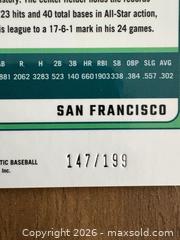 MaxSold Auction: 2024 Panini Donruss Optic Willie Mays Orange Refractor #147/199 - Oshawa (Ontario, Canada) SELLER MANAGED Reseller Online Auction - Margaret Street