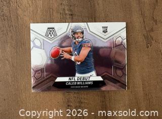 MaxSold Auction: 2024 Panini Mosaic Caleb Williams NFL Debut Rookie Card - Oshawa (Ontario, Canada) SELLER MANAGED Reseller Online Auction - Margaret Street