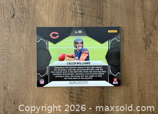 MaxSold Auction: 2024 Panini Mosaic Caleb Williams NFL Debut Rookie Card - Oshawa (Ontario, Canada) SELLER MANAGED Reseller Online Auction - Margaret Street