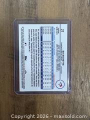 MaxSold Auction: 2024 Topps Chrome Bo Bichette Purple Speckle Refractor #233/299 - Oshawa (Ontario, Canada) SELLER MANAGED Reseller Online Auction - Margaret Street