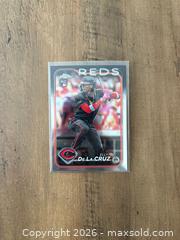 MaxSold Auction: 2024 Topps Chrome Elly De La Cruz Rookie Card - Oshawa (Ontario, Canada) SELLER MANAGED Reseller Online Auction - Margaret Street