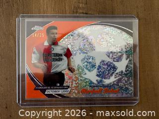 MaxSold Auction: 2024 Topps Chrome Robin Van Persie Starball Debut #14/25 - Oshawa (Ontario, Canada) SELLER MANAGED Reseller Online Auction - Margaret Street