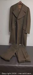 MaxSold Auction: 1st Queen's Rangers Canadian Military Greatcoat and Trousers - Toronto (Ontario, Canada) PARTNER MANAGED Reseller Online Auction - Queen Street West.