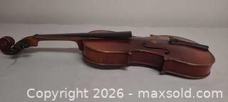 MaxSold Auction: Antique Mathias Neuner 4/4 Violin (1849) - Toronto (Ontario, Canada) PARTNER MANAGED Reseller Online Auction - Queen Street West.