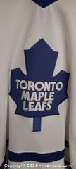 MaxSold Auction: CCM Toronto Maple Leafs Curtis Joseph #31 Men's Large Hockey Jersey - Toronto (Ontario, Canada) PARTNER MANAGED Reseller Online Auction - Queen Street West.