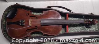 MaxSold Auction: Full-Size antique Violin with Case, Bow and Shoulder Rest - Toronto (Ontario, Canada) PARTNER MANAGED Reseller Online Auction - Queen Street West.