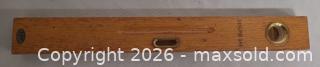 MaxSold Auction: HOPPE Oak Wooden Spirit Level, 18 in — Made in Germany - Toronto (Ontario, Canada) PARTNER MANAGED Reseller Online Auction - Queen Street West.