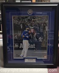 MaxSold Auction: José Bautista Toronto Blue Jays Framed Sports Plaque - Toronto (Ontario, Canada) PARTNER MANAGED Reseller Online Auction - Queen Street West.